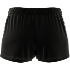 ADIDAS Women's Pacer 3-Stripes Knit Short -Nike Sales Store 9044084 BlackWhite 3