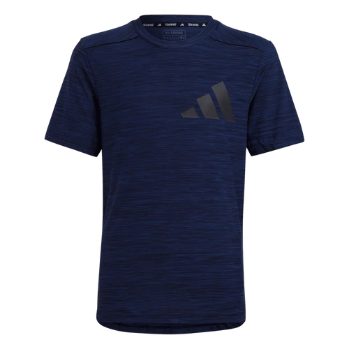 ADIDAS Boys' Train Icons Heather Tee 1 ADIDAS Boys' Train Icons Heather Tee