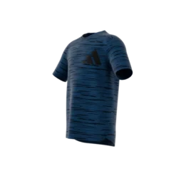 ADIDAS Boys' Train Icons Heather Tee 8 ADIDAS Boys' Train Icons Heather Tee -Nike Sales Store 9044117 DarkBlueBlack 2