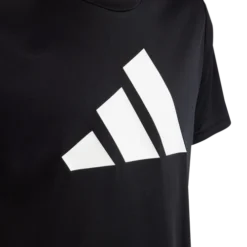 ADIDAS Boys' Training Essentials Logo Tee 9 ADIDAS Boys' Training Essentials Logo Tee -Nike Sales Store 9044121 BlackWhite 3