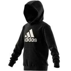 ADIDAS Boys' Big Logo Hoodie -Nike Sales Store 9044123 BlackWhite 2