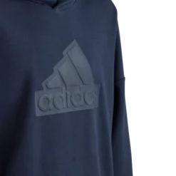 ADIDAS Boys' Future Icons Logo Hoodie -Nike Sales Store 9044126 DenimBlue 4
