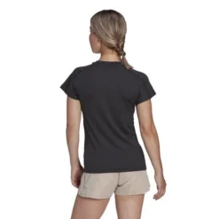 ADIDAS Women's Train Essentials Minimal Branding V-Neck Tee 8 ADIDAS Women's Train Essentials Minimal Branding V-Neck Tee -Nike Sales Store 9044130 Black 2