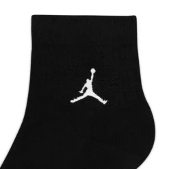 Men's Jordan Everyday Ankle Socks, 3-Pack 6 Men's Jordan Everyday Ankle Socks, 3-Pack -Nike Sales Store 9050348 BlackWhite 2