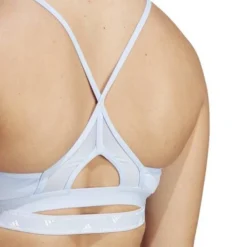 ADIDAS Women's Aeroreact Training Light Support Padded Bra -Nike Sales Store 9050792 LightBlue 5